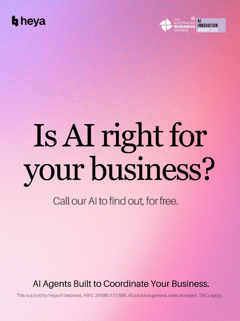 Heya — Is AI right for your business? Warm